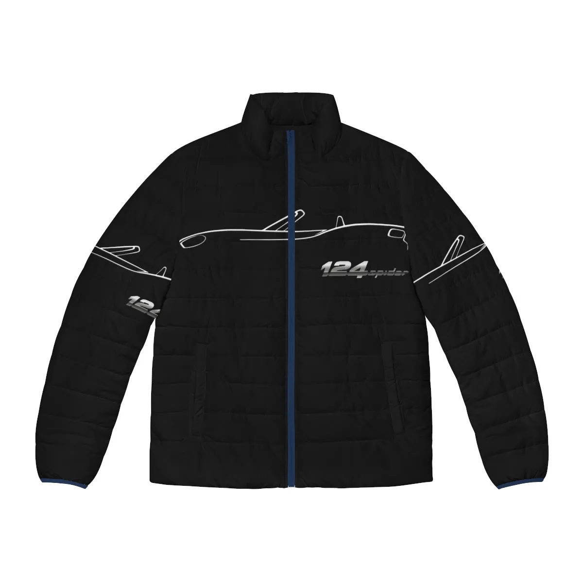 Abarth 124 Spider Profile Puffer Jacket - Automotive Inspired Outerwear