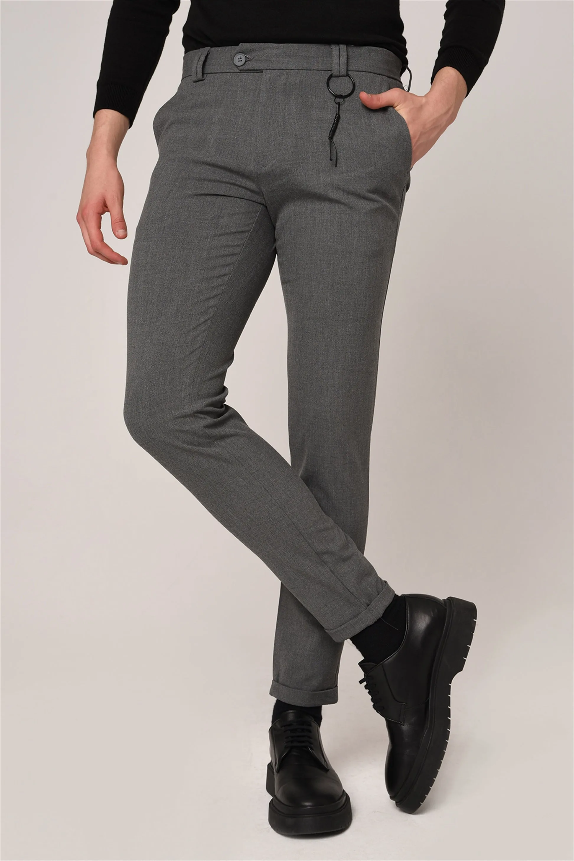 ANT Men's Slim Fit Accessory Trousers - Binghamton