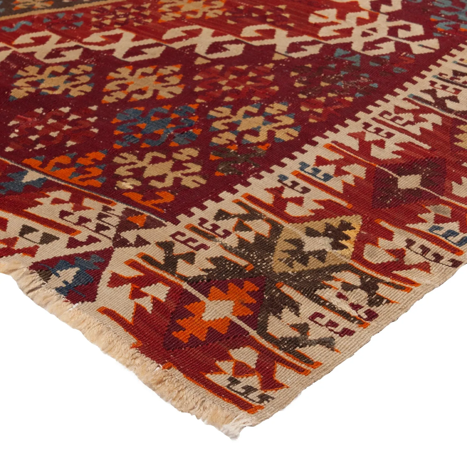 Antique Turkish Kilim- 7'2"x19'8"