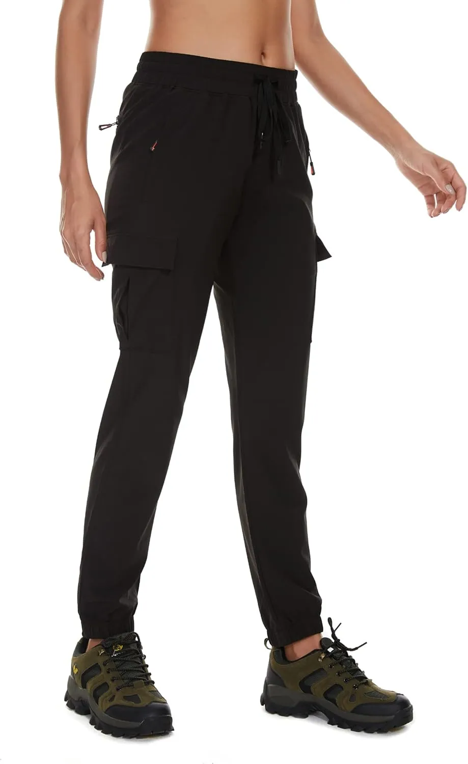 Arunlluta Hiking Pants Women Lightweight Cargo Pants Quick Dry Joggers for Women with Pockets Water-Resistant Travel Pants