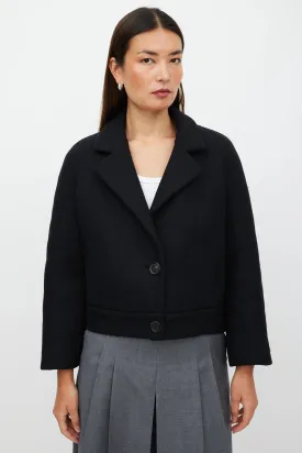 Black Woven Blazer