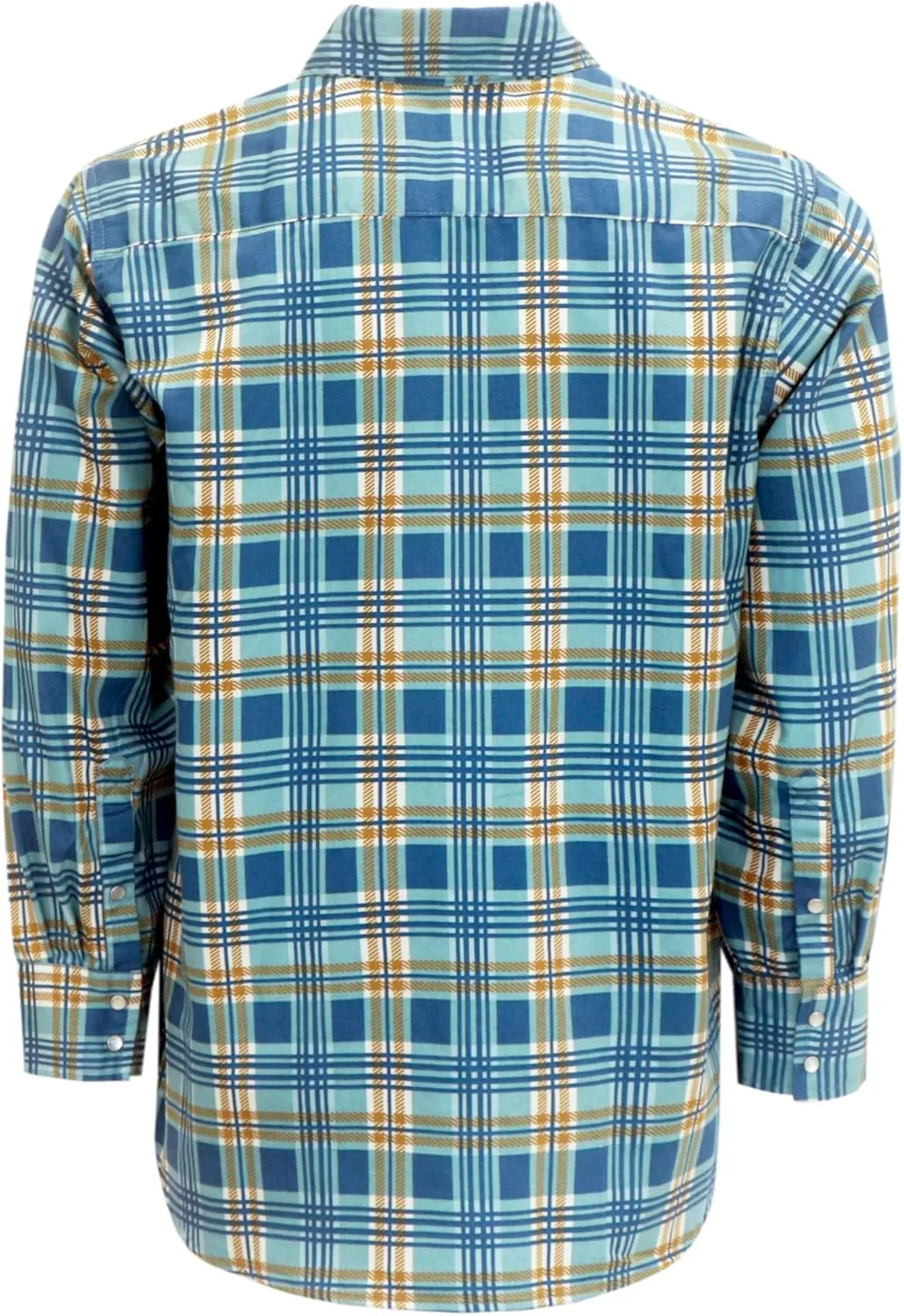 BOCOMAL FR Shirts for Men Printed Plaid Flame Resistant NFPA2112/CAT2 6.5oz Lightweight Fire Retardant Shirt