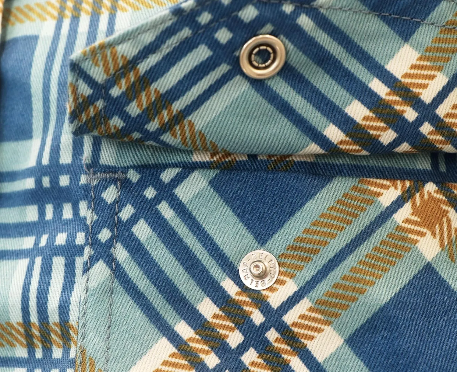 BOCOMAL FR Shirts for Men Printed Plaid Flame Resistant NFPA2112/CAT2 6.5oz Lightweight Fire Retardant Shirt