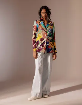 Calypso Embroidered Blazer
