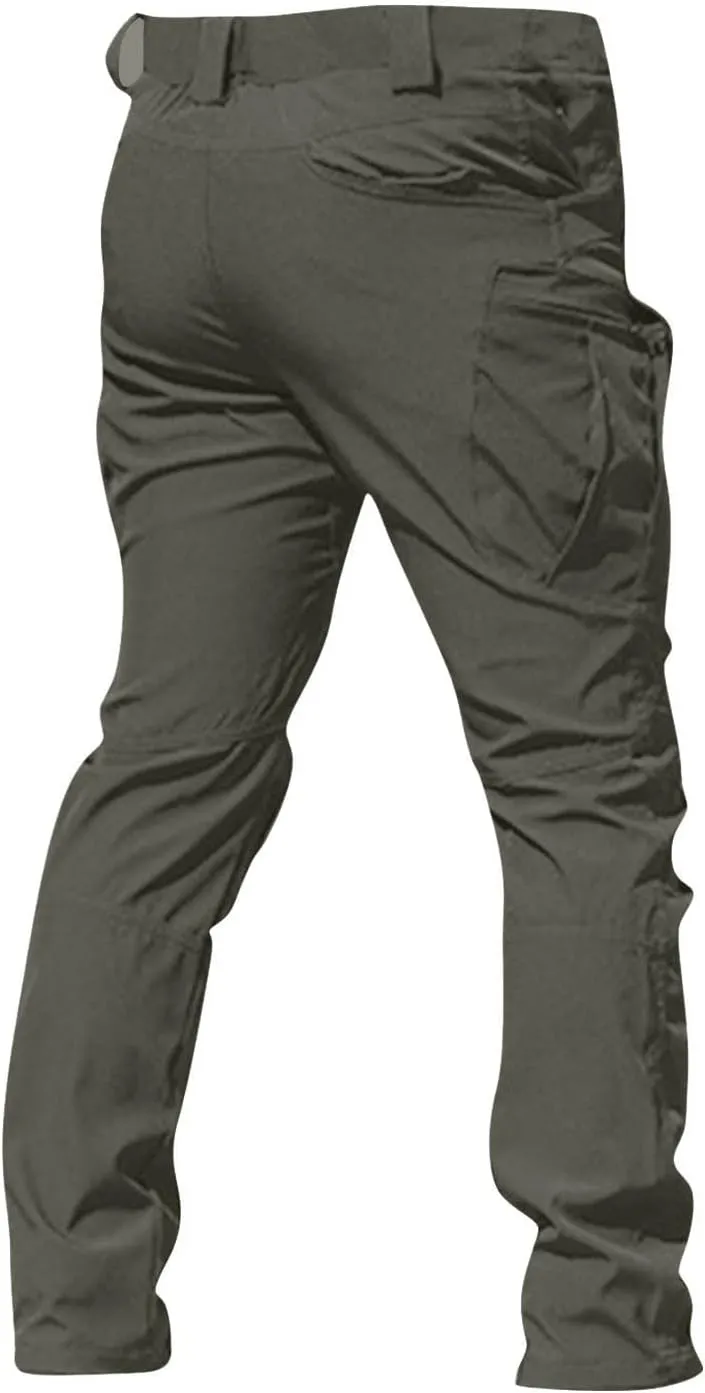 Cargo Pants Men Baggy Ripstop Stretch Pants Multi Pockets Tapered Fit Pants Big and Tall Tactical Trousers Fashion