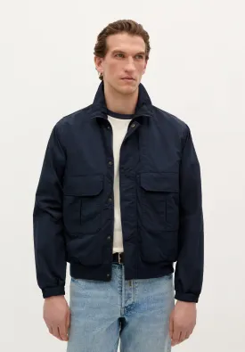 CHAQUETA BOMBER CROPPED BOLSILLOS
