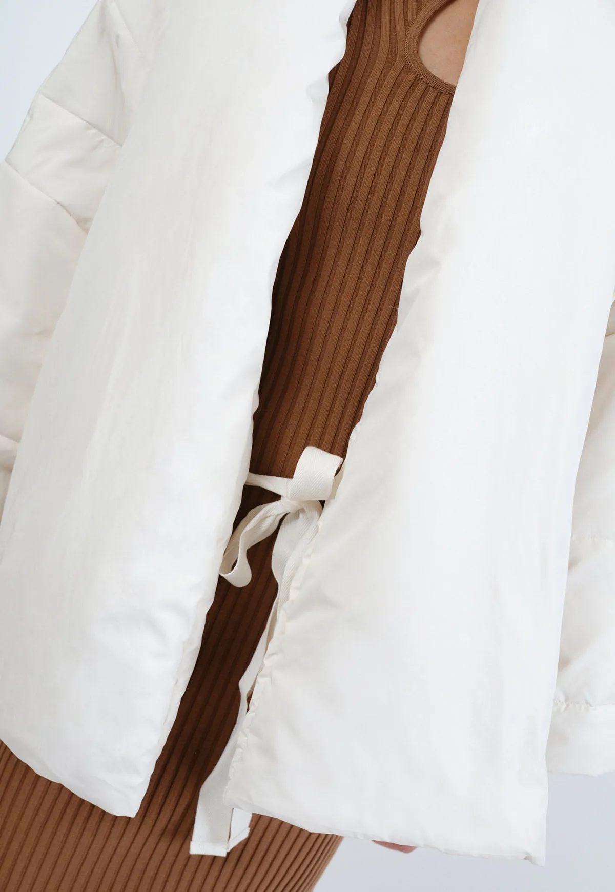 Chiba Puffer Jacket Off White