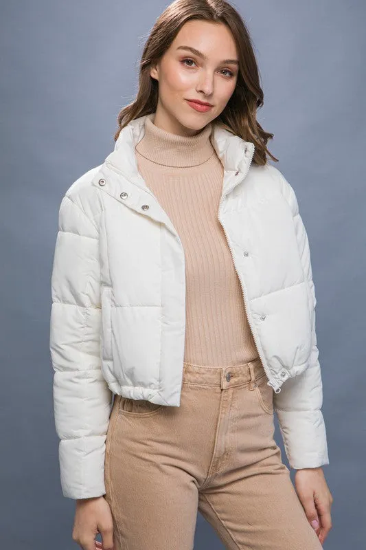 Cropped Puffer Jacket