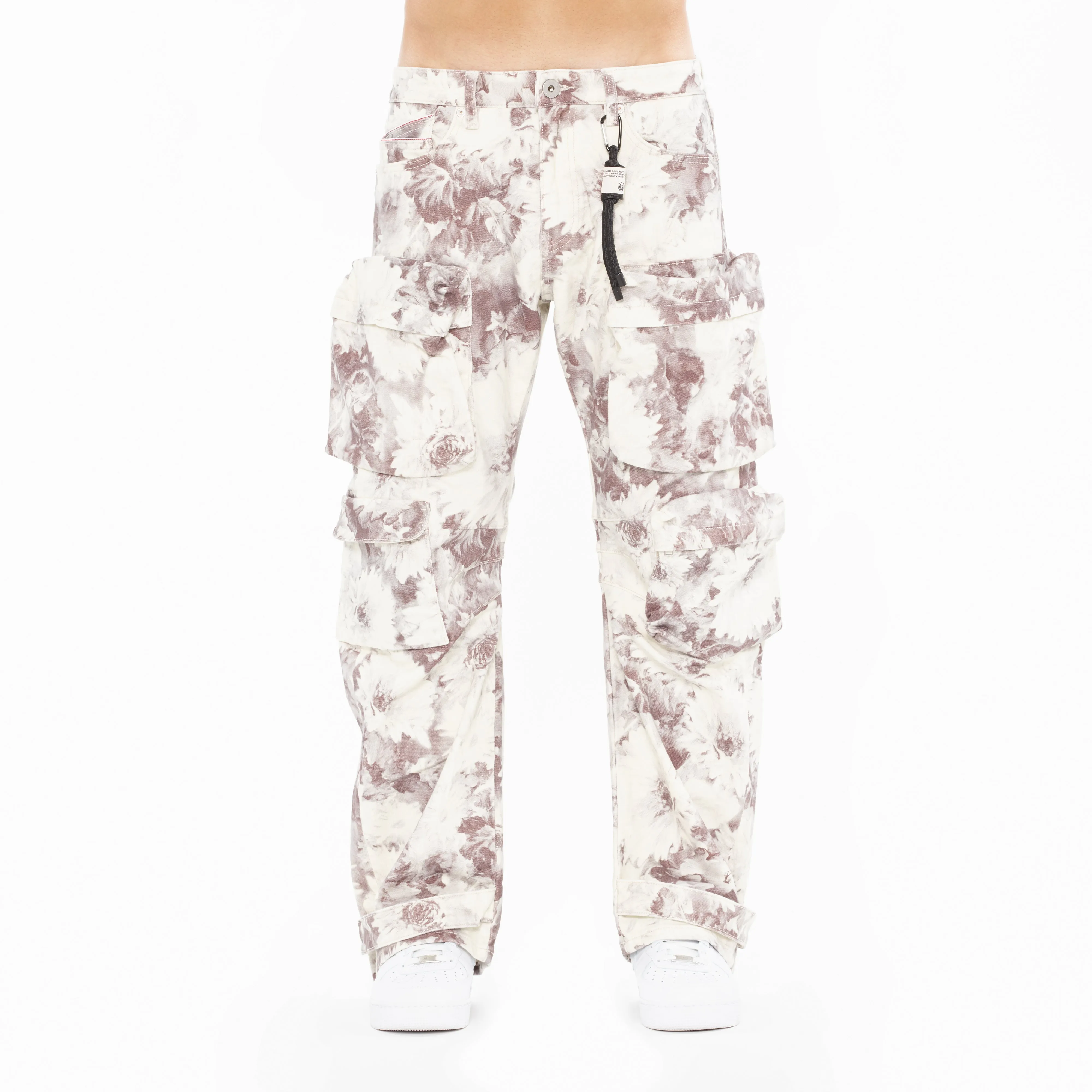 Cult's Baggy Cargo 610 Jeans in Floral Print