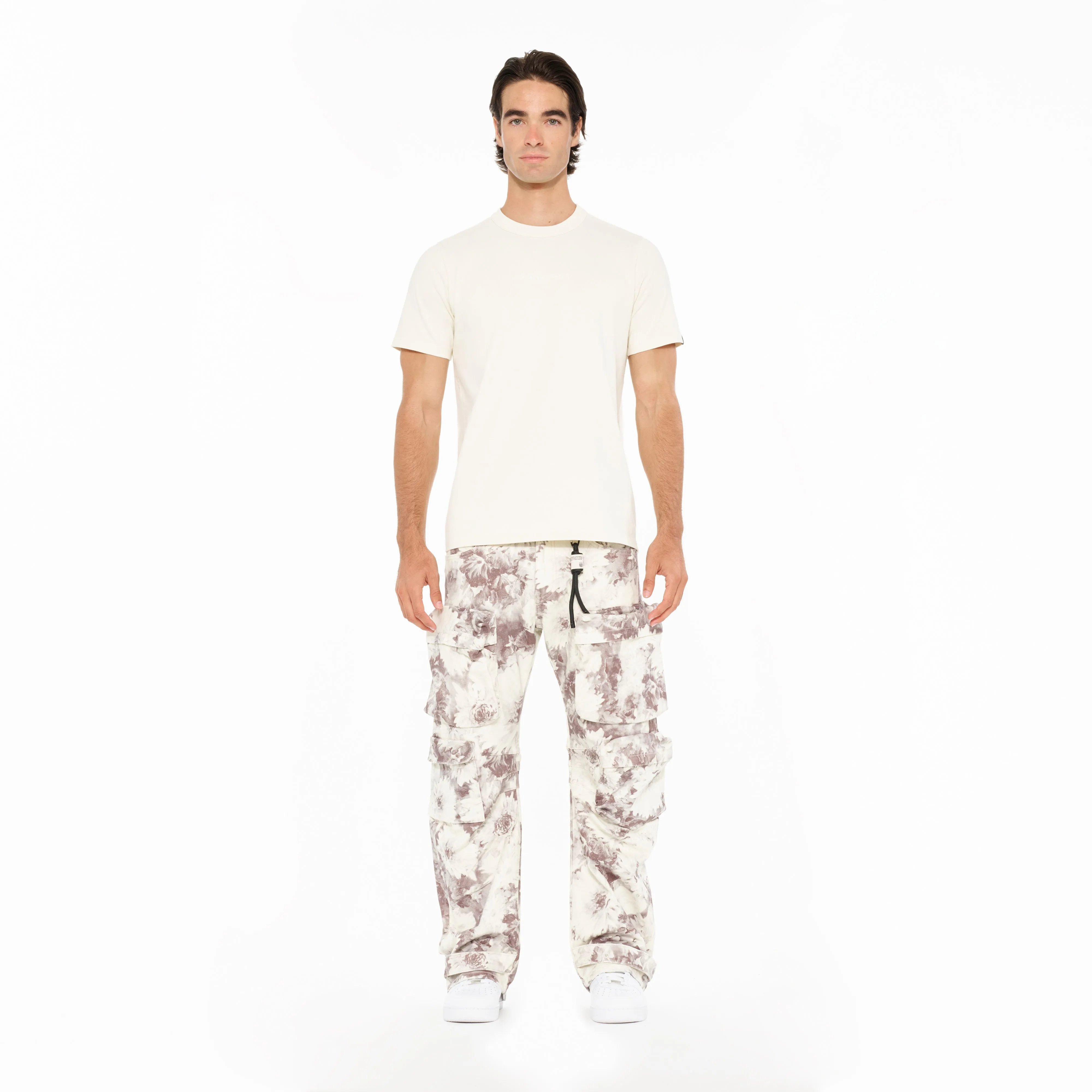 Cult's Baggy Cargo 610 Jeans in Floral Print