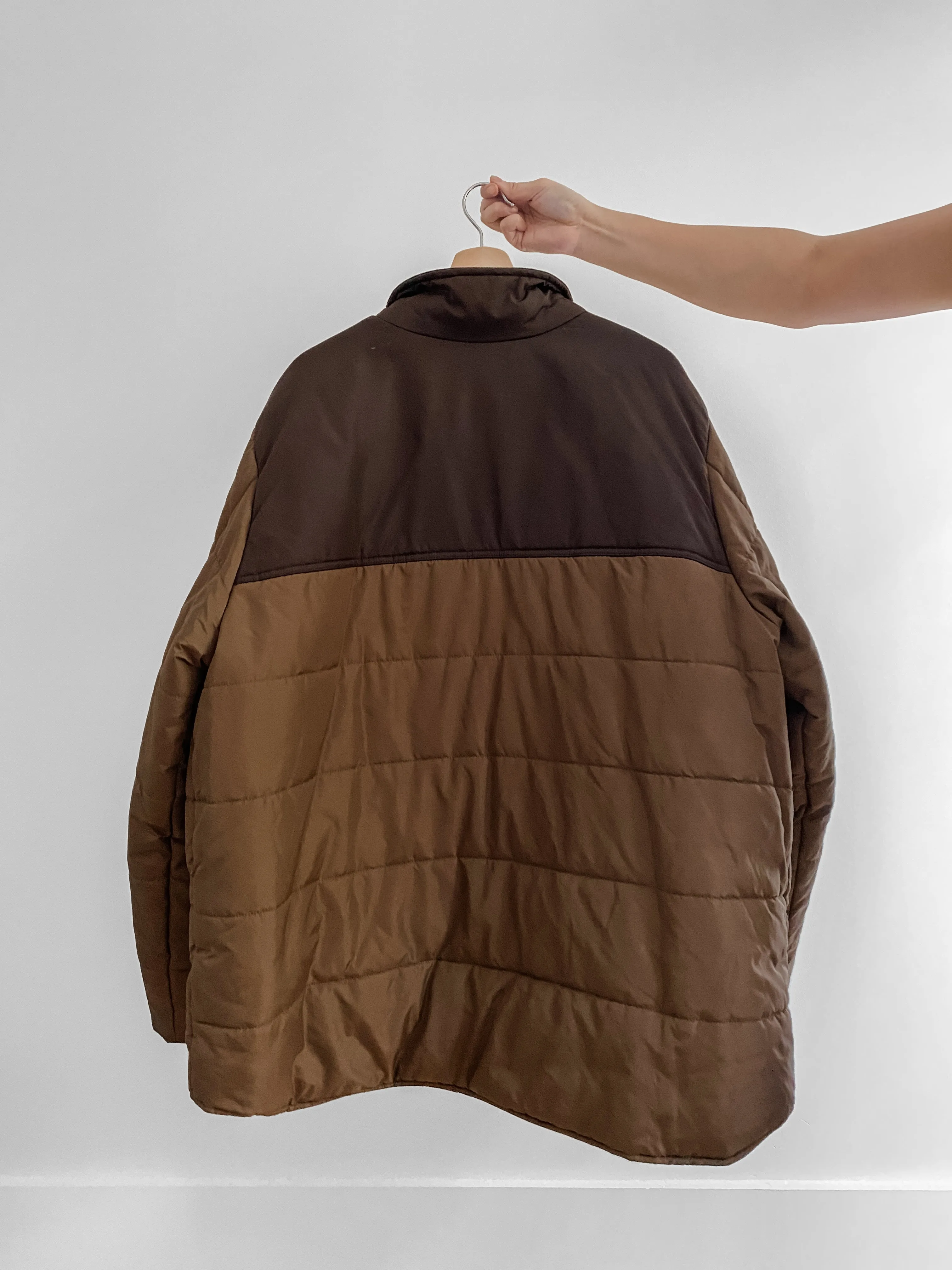 Eddie Bauer Brown Puffer Jacket (XXL)