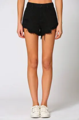 Finn High Rise Distressed Jean Shorts