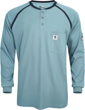 FR Shirts for Men NFPA2112 Flame Resistant Shirts 5.5oz Light Weight Long Sleeve Fire Retardant Shirts