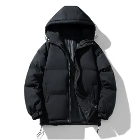 Fravell - Puffer Jacket Heren met Capuchon, Winddicht, Geïsoleerd & Winterklaar