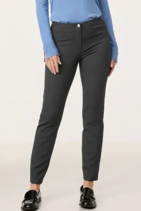 GERRY WEBER<BR>
Slim Fit Trousers<BR>
Black, Navy<BR>