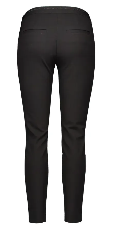 GERRY WEBER<BR>
Slim Fit Trousers<BR>
Black, Navy<BR>