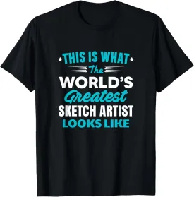 Greatest Sketch Artist Job Title T-Shirt