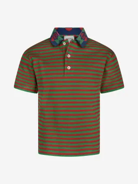 Gucci Boys and Red Striped Polo Top