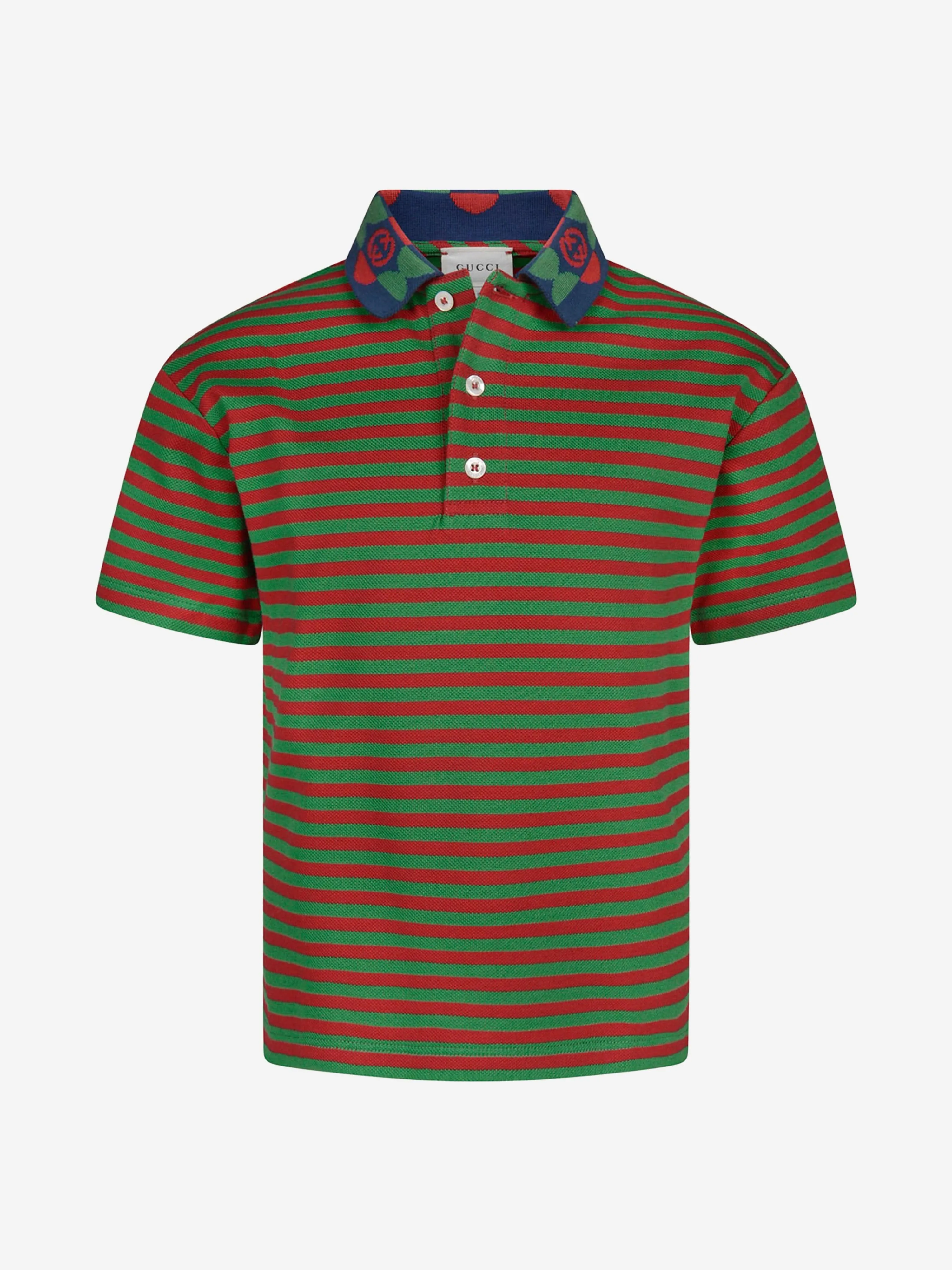 Gucci Boys and Red Striped Polo Top