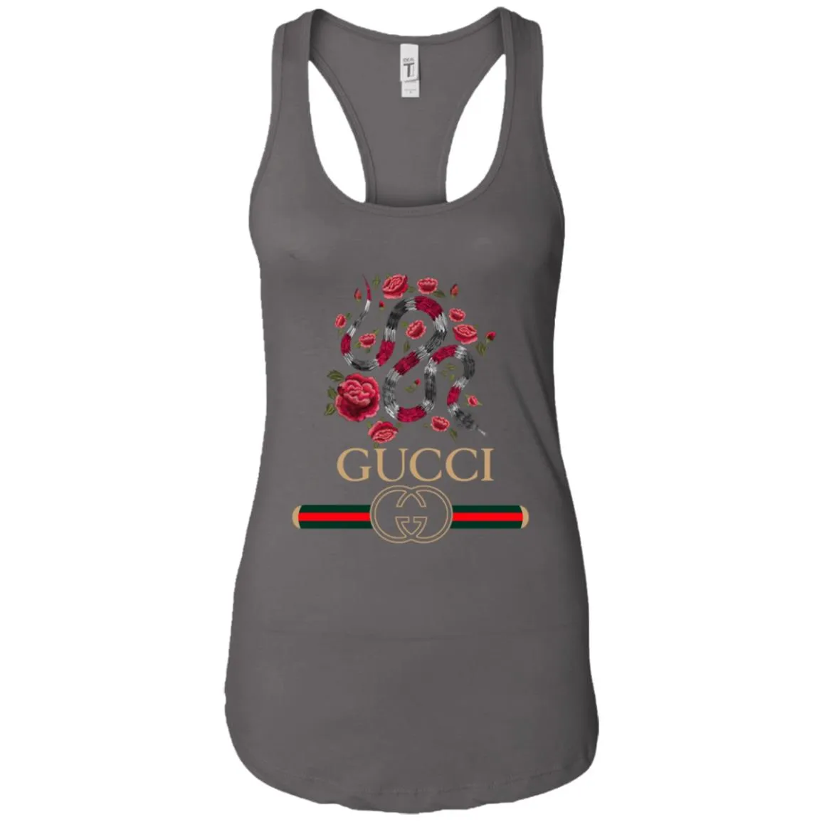 Gucci Logo Snake T-shirt Women Tank Top