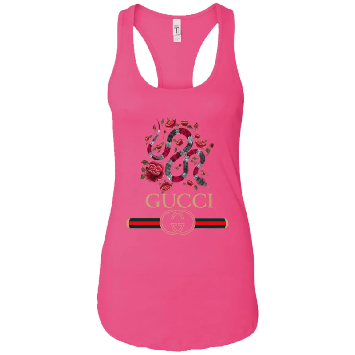 Gucci Logo Snake T-shirt Women Tank Top