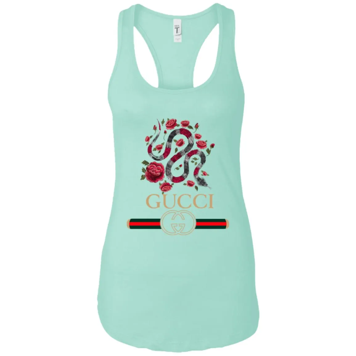 Gucci Logo Snake T-shirt Women Tank Top