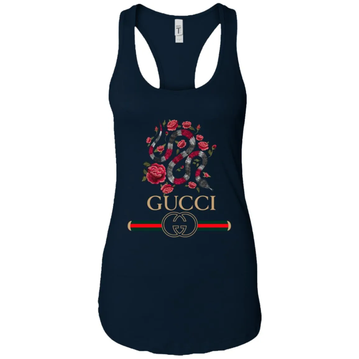 Gucci Logo Snake T-shirt Women Tank Top