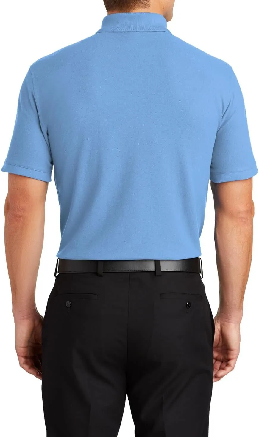 JustBlanks Men Polo Shirts Pique Polo Shirts for Men Short Sleeves 3 Button Performance Polo T Shirt