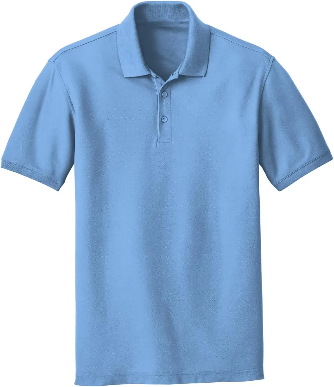 JustBlanks Men Polo Shirts Pique Polo Shirts for Men Short Sleeves 3 Button Performance Polo T Shirt