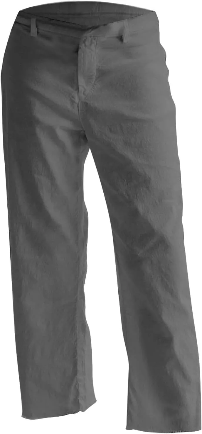 Linen Capris for Women High Waisted Fashion Business Dressy Pants Plus Size Straight Leg Zipper Fly Casual Summer Trousers