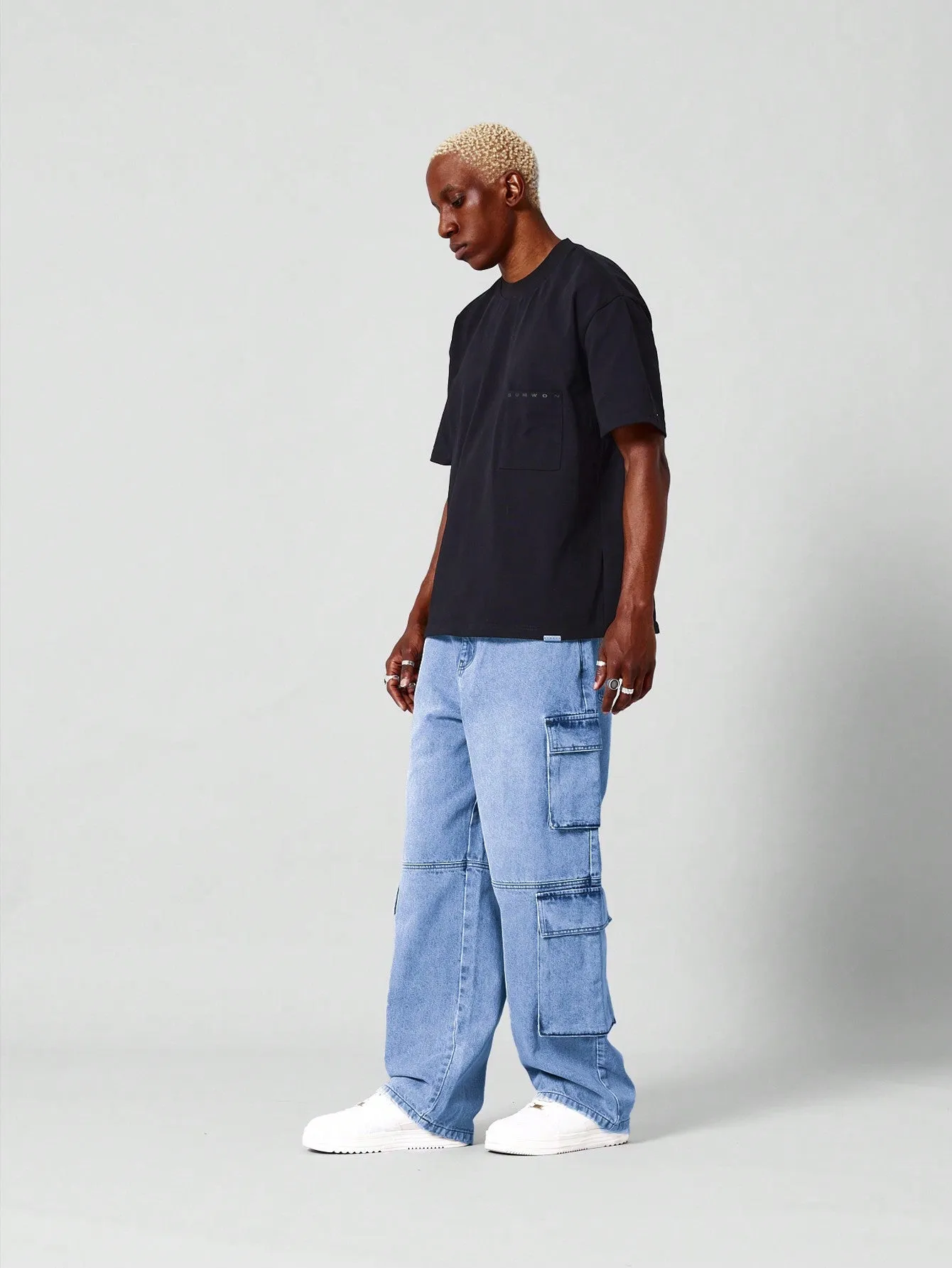 Loose Fit Cargo Jean