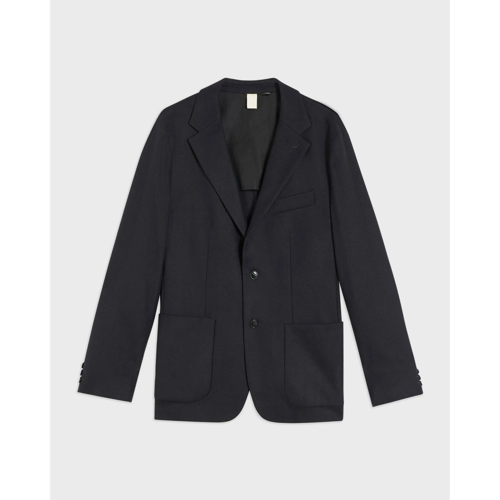 Men Mmj-Rehbar-Plain Flannel Blazer - Navy