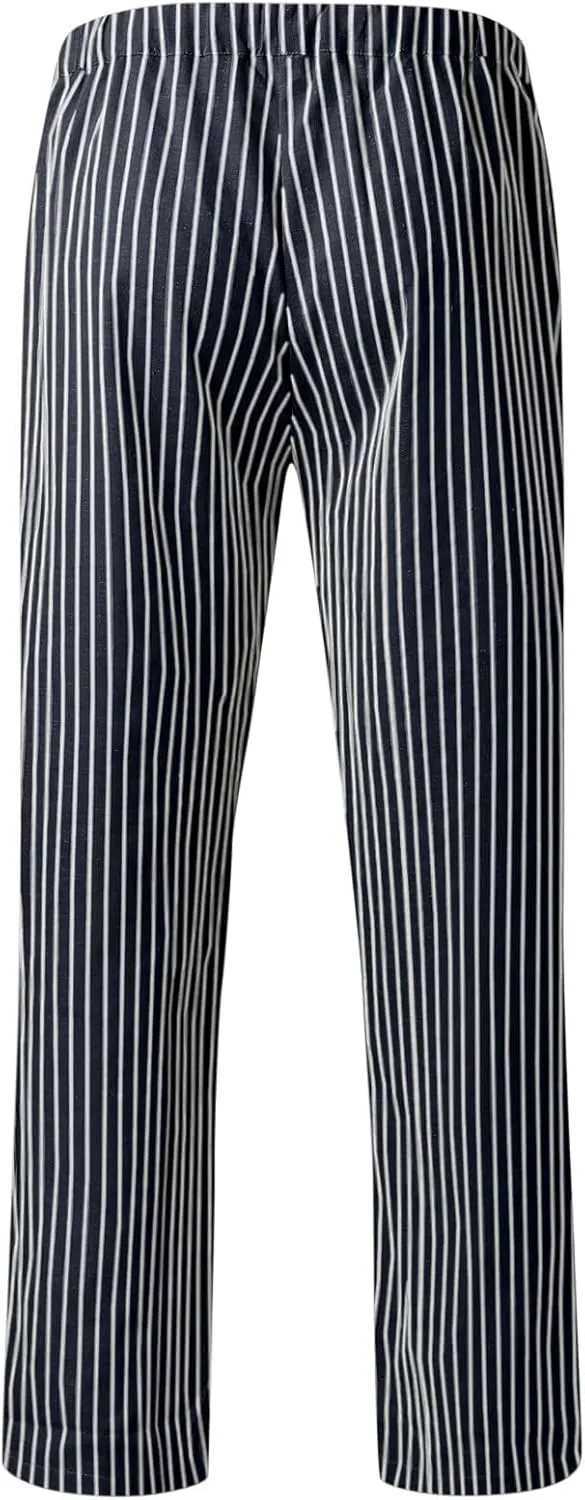 Mens Casual Linen Elastic Waist Drawstring Lightweight Loose Fit with Pockets Summer Beach Yoga Trouser Pants