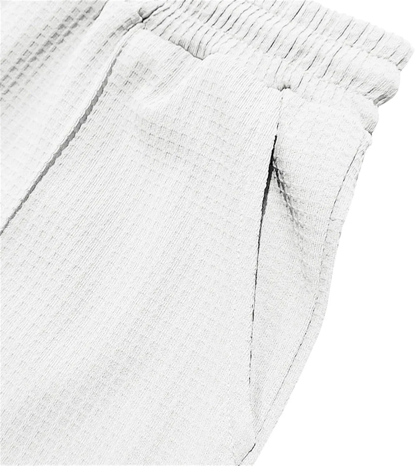 Mens Lightweight Loose Fit Elastic Waist Drawstring Wide Leg Summer Beach Yoga Pajama Lounge Sleep Trouser Pants