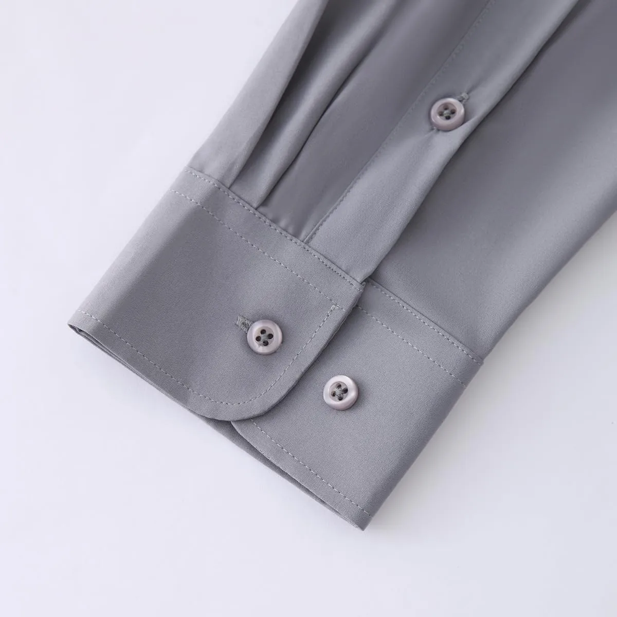 Men's Long Sleeve Dress Shirts, Regular Fit Stretch Wrinkle-Free Business Casual Button-Down Shirts with Front Pocket