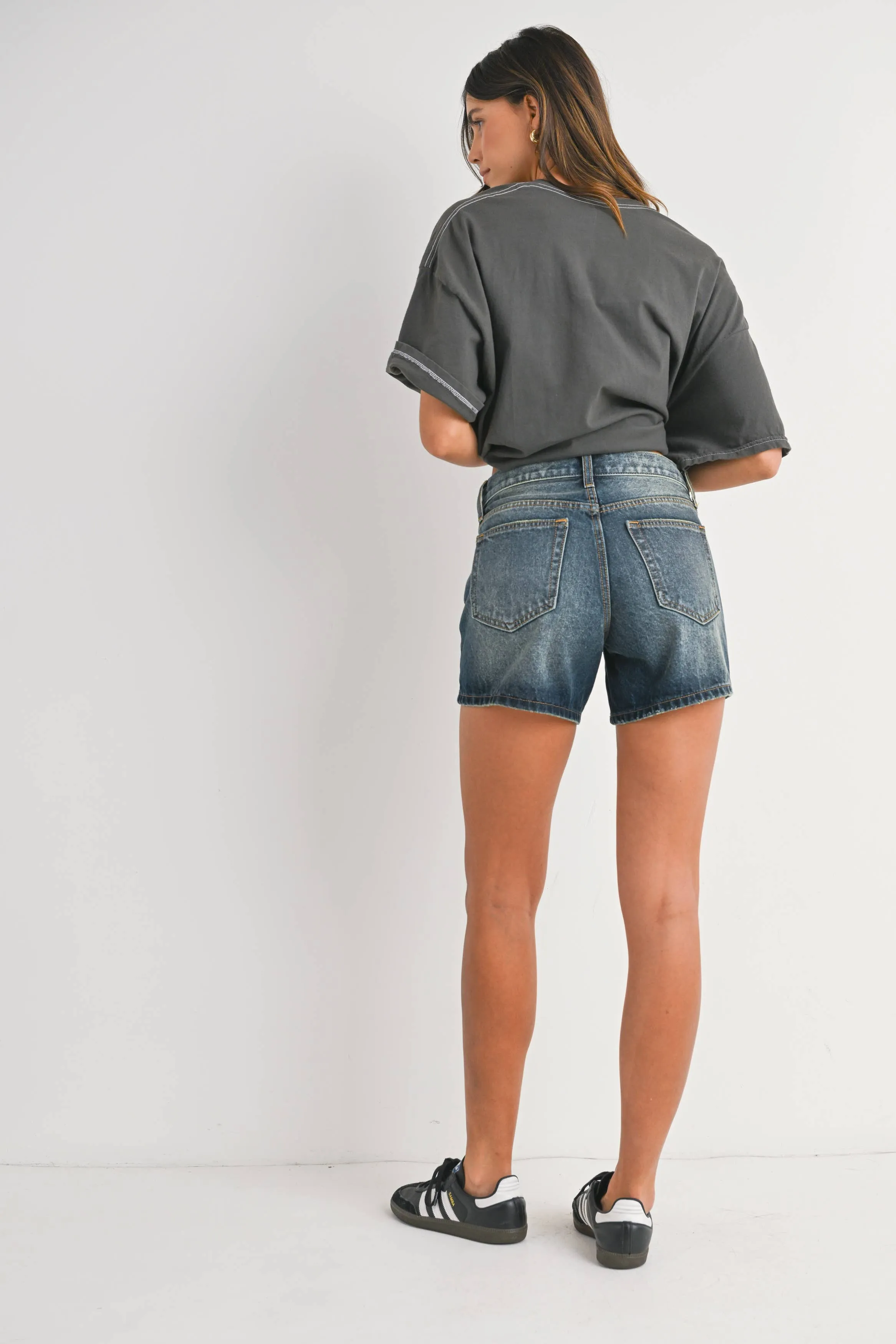 Mid Rise Baggy Vintage Short by JBD