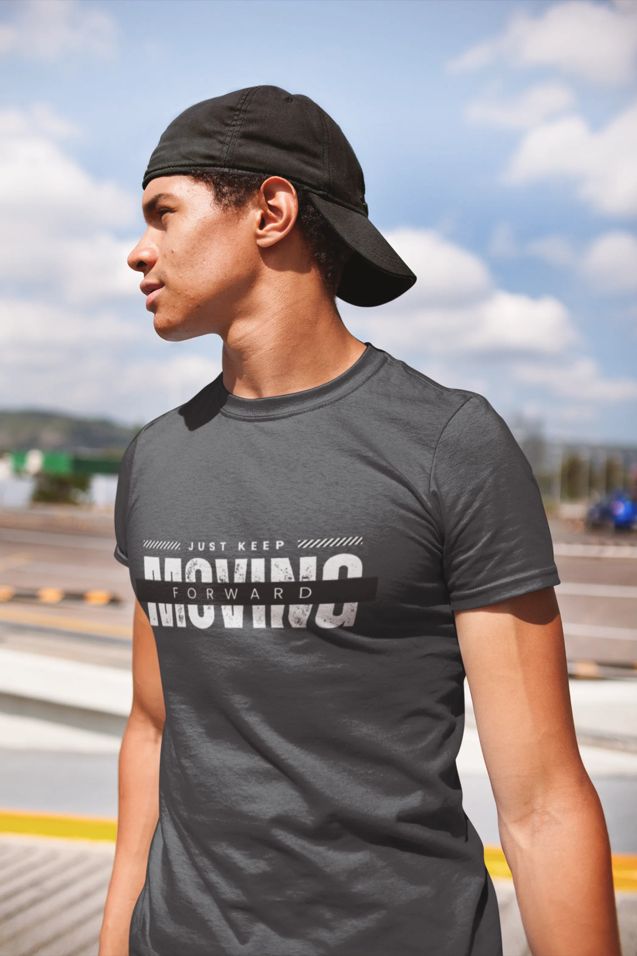 Moving Forward Printed T-shirt for men