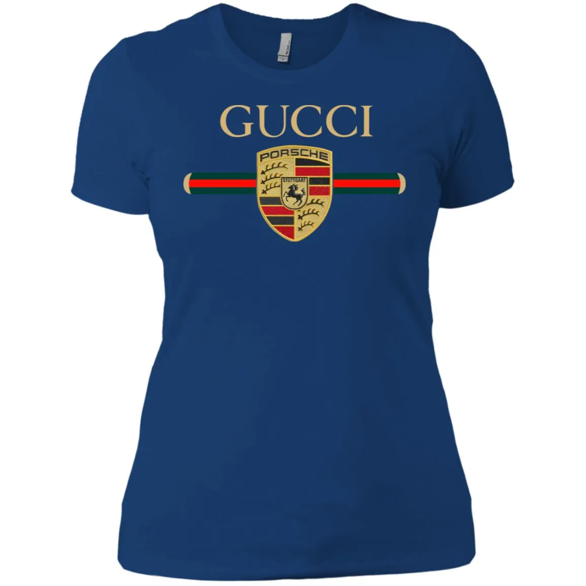 New Gucci Porsche Shirt Women Cotton T-Shirt