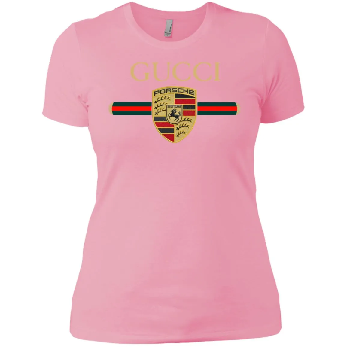 New Gucci Porsche Shirt Women Cotton T-Shirt