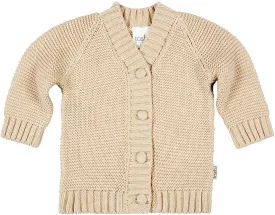 Organic Cardigan Andy - Oatmeal