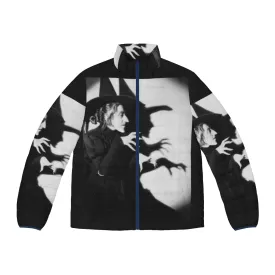 "Spooky Witch Puffer Jacket - Embrace the Dark Side of Fashion"