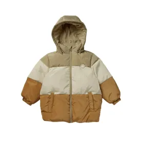 R C Color Block Puffer Jacket