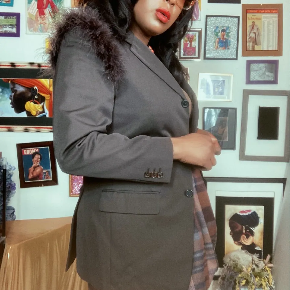 Reimagined Brown Prada Blazer Size M