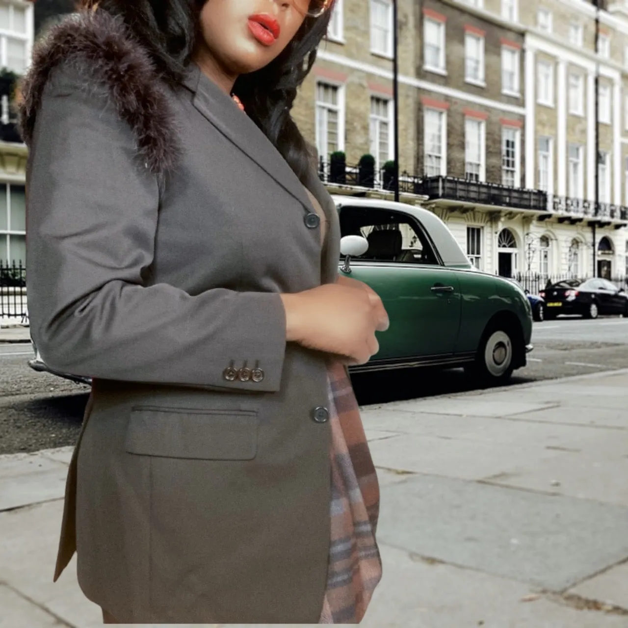 Reimagined Brown Prada Blazer Size M