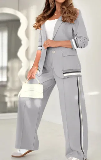 💕Spring Hot-Sale 50%off💕Women's Casual Beige 2-Piece Set