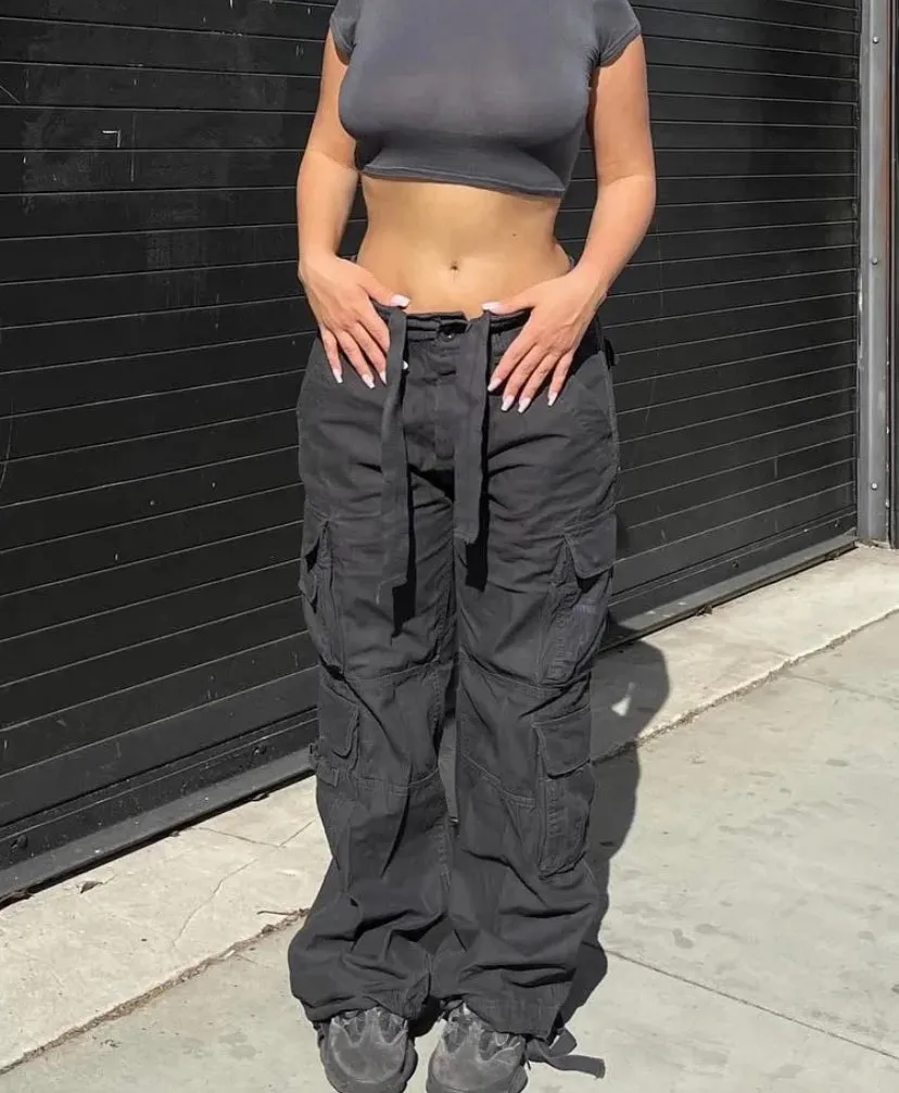 Straight Leg Cargo Pants