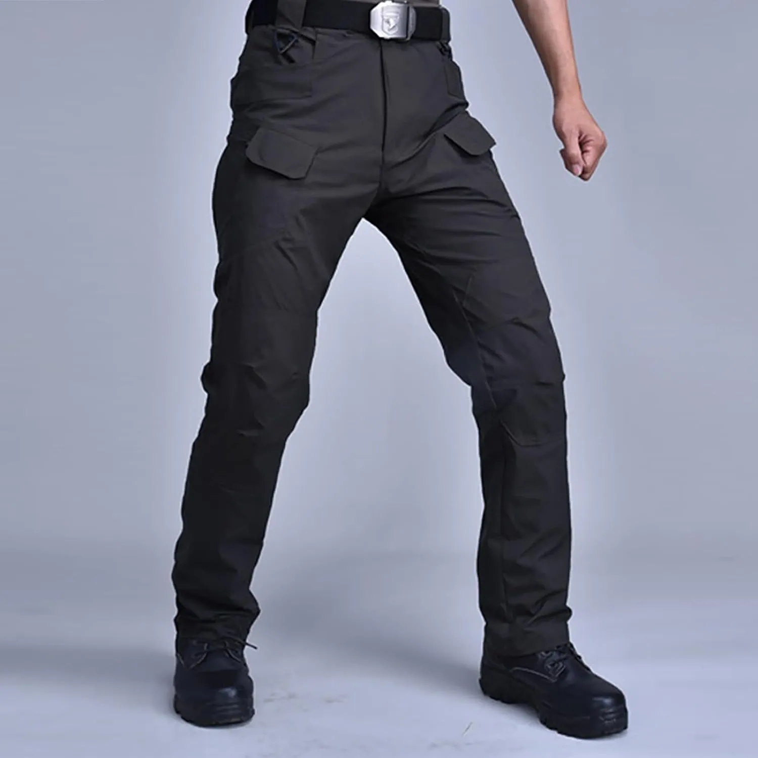 Tactical Pants for Men Stretch Ripstop Waterproof Utility Cargo Hiking Pants Comfy Work Pant Hunting with Pockets