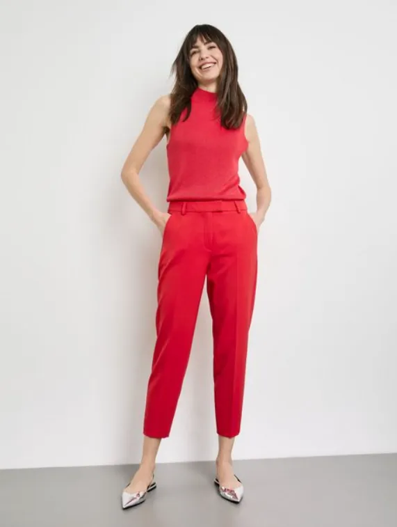 TAIFUN<BR>
Trousers<BR>
Red<BR>