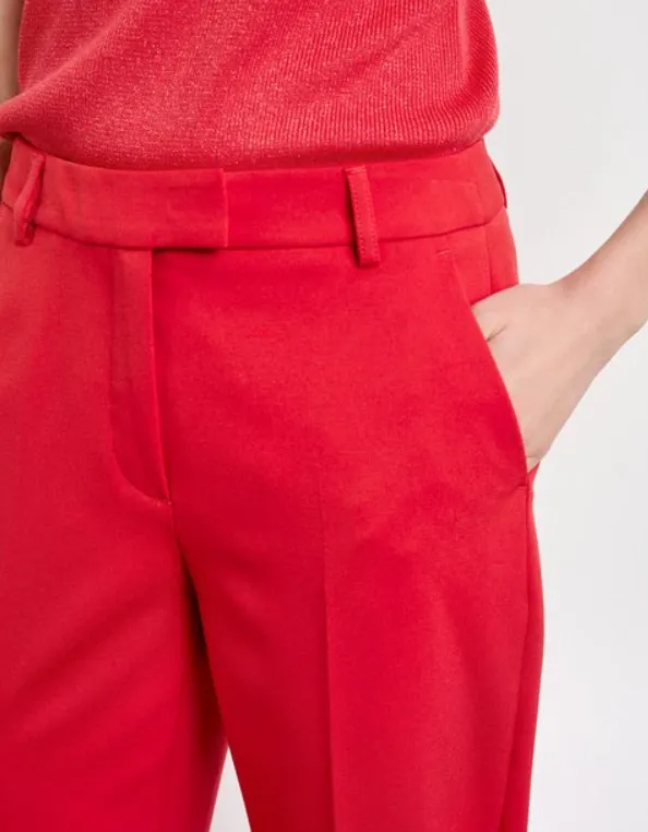 TAIFUN<BR>
Trousers<BR>
Red<BR>