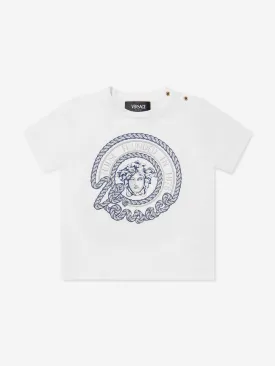 Versace Baby Boys Nautical Medusa T-Shirt in White